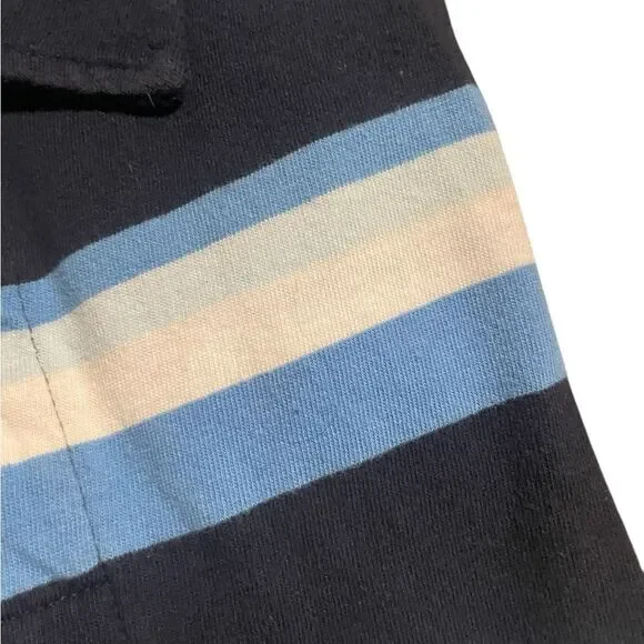 The children’s place Men's Striped Polo Shirt - Blue and White size large - Picture 2 of 2